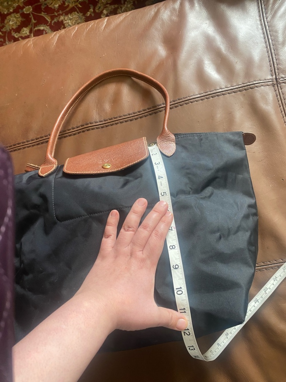Longchamp Le Pliage Original Large Nylon Tote Bag - Picture 11 of 12